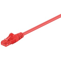 MicroConnect UUTP CAT6 25M Red LSZH - High-Speed, Low Smoke Ethernet Cable UTP625R